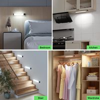 Stasiun Pengisian Daya LED Kabinet 3 Suhu Warna Dapat Diisi Ulang Dapat Diredupkan Sensor Gerak Instalasi Magnetik Portabel Dalam Ruangan