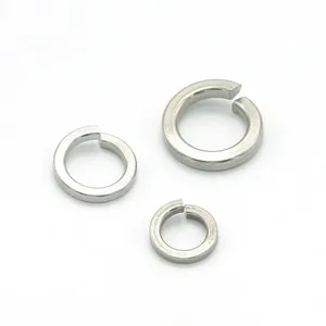 Fasteners DIN125 DIN127 Carbon Steel Flat Washer/ Spring Washer White&Yellow Color Zinc Gr4.8 8.8