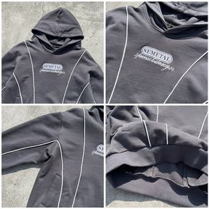 Sudaderas con Capucha de Lujo Gruesas Estilo Urbano Unisex con Bordado, Diseño de Felpa Francesa, Sudaderas Oversize de Alto Gramaje para Fabricantes - Product Image 3