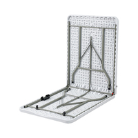 Nouvelle table pliante robuste pour jardin, idéale pour les repas en extérieur