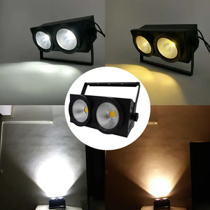 Luz COB DMX512 de aluminio de 200W con 2 ojos LED Blinder blanco cálido para TV/estudio/cine/escenario/eventos en parques temáticos - Product Image 3