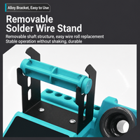 Station de soudage professionnelle portable intégrée 80W avec écran tactile numérique, outil de dessoudage, protection ESD pour la réparation électronique