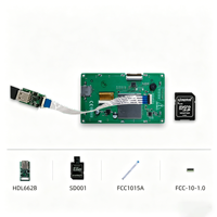 Module d'affichage LCD TFT Huaxin 4,3 pouces, résolution 480*272, écran tactile capacitif, port série UART, HMI, OEM, ODM, luminosité personnalisable