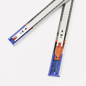 מסילות הידראוליות לסגירה שקטה לארונות מטבח, חדר שינה, חדר אמבטיה וסלון, בצבע שחור, 20 אינץ', רוחב 45 מ\\\"מ - Product Image 3