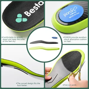 Men Insole Youth Men Women Running Soccer Basketball Soccer Volleyball Track And Field Insoles Carbon Fiber Performance Insoles