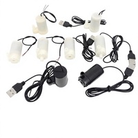 Pompe à eau submersible miniature horizontale et verticale DC 3V avec USB, modèles 45V/5V/6V disponibles