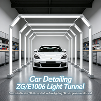 Neu Entwickelte Auto-Folien- und Wrapping-Kabine Autopflege-Station Beleuchteter Detail-Tunnel