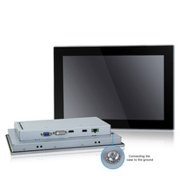 PC industriel tout-en-un robuste avec écran tactile PCAP 10 points, IP66, Windows, Android, Linux, écran LCD intégré