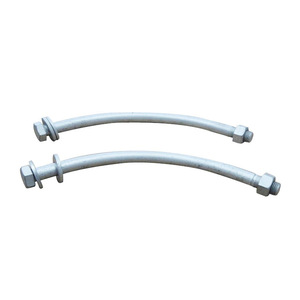 Dacromet Metro Segment Bolts Double-ended Hot-dip Galvanized Arc-shaped Grade 10.9 12.9 Q235 Steel For Tunnel Construction - Product Image 2