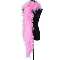 18-20 CM plume de dinde Boa 80g plume de marabout Boa DIY accessoires de carnaval Costume d'halloween bande de plumes