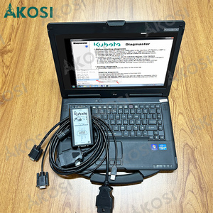 Para KUBOTA DIAGNOSTIC Kit <span class=keywords><strong>PYTHON</strong></span> para Kubota Diagmaster <span class=keywords><strong>Python</strong></span> Interface KUBOTA Takeuchi Herramienta <span class=keywords><strong>de</strong></span> diagnóstico con CF53 Laptop - Product Image 3