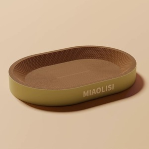 Oem Vòng tái chế mèo gãi bài vật nuôi giường các tông sóng chống mài mòn và chip miễn phí mèo gãi Hội Đồng Quản Trị - Product Image 1