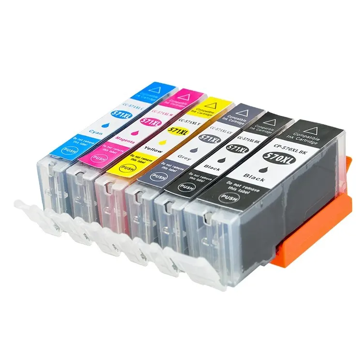 Goedkope hot verkopen goedkope printer inktcartridge prijs 570XL voor Canon PIXMA MG5750