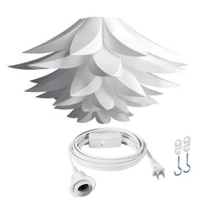 Nicro Custom Japanese Style Home Creative Hanging Art Lightning Paper lampade a sospensione fiore di loto paralume Puzzle paralume - Product Image 1