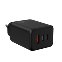 Chargeur rapide USB-C PD 65W avec prise AU 2C1A, adaptateur secteur mural 3 ports avec double Type-C et USB-A pour ordinateur portable, iPhone, iPad, tablette