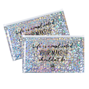 Chất lượng cao tái sử dụng Zip khóa Túi bong bóng phong bì bán buôn Laser nhôm lá kim loại dây kéo túi bong bóng cho ngành công nghiệp mỹ phẩm - Product Image 6