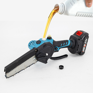 Motosierra Eléctrica Inalámbrica de 6 Pulgadas con Motor sin Escobillas de Litio y Bomba de Aceite, Herramienta para Cortar Madera - Product Image 6