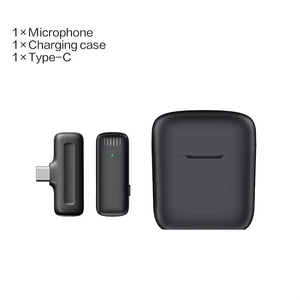 ไมโครโฟนไร้สายแบบหนีบเสื้อ J11 ขายส่งจากโรงงาน ไมค์ขนาดเล็กพกพาสะดวก พร้อมกล่องชาร์จ รับผลิตแบบ OEM พร้อมโลโก้ตามสั่ง สำหรับโทรศัพท์ - Product Image 4