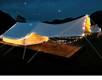 Guirlande lumineuse LED blanc chaud en forme de boules, pour l'extérieur, le camping, la tente, l'ambiance, la décoration féerique, Noël, anniversaire, pique-nique, fête