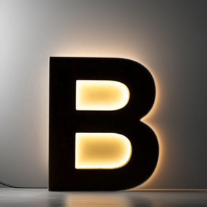 Letrero personalizado con logotipo de marca 3D, iluminación Led de acrílico completo, letrero iluminado, logotipo de empresa, letrero led personalizado para empresa comercial - Product Image 3