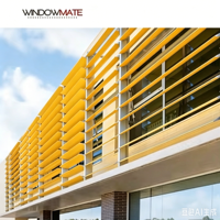 Plafond à lamelles en alliage d'aluminium, lames réglables, imperméable, léger, durable, ventilation, décoratif, économie d'énergie