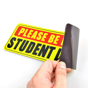 Autocollant magnétique <span class=keywords><strong>de</strong></span> pare-chocs <span class=keywords><strong>de</strong></span> voiture personnalisé Aimant <span class=keywords><strong>de</strong></span> <span class=keywords><strong>porte</strong></span> <span class=keywords><strong>de</strong></span> voiture <span class=keywords><strong>de</strong></span> haute qualité Nouvel étudiant conducteur Aimant <span class=keywords><strong>de</strong></span> voiture Logo personnalisé Imanes Personalizados - Product Image 2