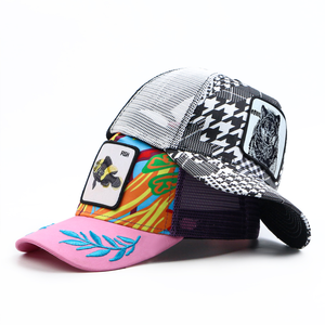 Hot Bán Mùa Hè Thể Thao Trucker Hat Bông Với Tùy Chỉnh 3D Thêu <span class=keywords><strong>Net</strong></span> Động Vật Phim Hoạt Hình Mũ Bóng Chày Cho Câu Cá - Product Image 6