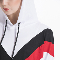 En stock Femmes Grandes Tailles Modeste Surdimensionné Lâche Musulman Long Hoodies et Pantalons Sports Running 2 Pièces Sets
