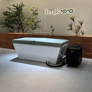 Control WiFi 1hp Cold Plunge Water Chiller Compresor <span class=keywords><strong>Bomba</strong></span> Ice Bath Chiller Panel táctil Máquina fría con mango - Product Image 2