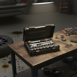 1/2 In Drive <b>Socket</b> Set 606 Piece Metric And Standard With Ratchet And <b>Extensions</b> For Automotive Repair - Product Image 3