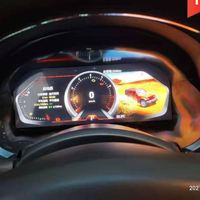 Tableau de bord numérique, groupe d'instruments virtuel, cockpit, écran LCD, compteur de vitesse, Android 9 pour Mitsubishi Pajero 2006-2016