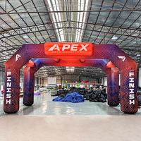Arche gonflable sur mesure avec éclairage LED, arche gonflable hermétique pour festivals, événements commerciaux, publicité d'accueil