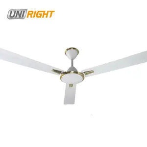 Electrical Aura Breeze Ceiling Fan with Three Aluminum Top Selling 56" Electric Mechanical White Bldc Ceiling Fan Motor SASO 220