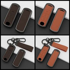 مخصص جميع موديلات السيارات الأصلية تثبيت سبائك الزنك الجلود عن بعد اكسسوارات مفاتيح السيارة قذيفة غطاء أزرار القضية مفتاح - Product Image 3