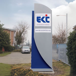 DHD LC Fabricante Modern Pylon Sign Personalizar Led Pylon Sign Metal Wayfinding Directional Pylon Sign - Product Image 4