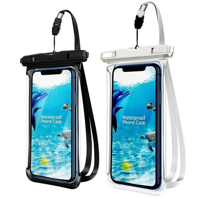 Floating Gasbag Waterproof Swim Bag Phone Case for iphone 13 12 Pro Max Samsung Xiaomi Redmi Note 11 10 9 Huawei Summer Cover