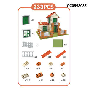 Matériaux de <span class=keywords><strong>construction</strong></span> de maison de jeu pour enfants Simulation ABS pour la <span class=keywords><strong>construction</strong></span> de maisons - Product Image 5
