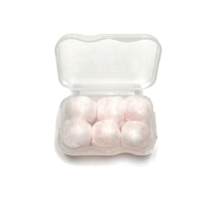 3 أزواج من سدادات الأذن الشمعية مع علبة بلاستيكية قابلة للتشكيل للنوم والسباحة، سدادات أذن بمستوى تخفيض ضوضاء 28 ديسيبل مع شهادة CE - Product Image 1