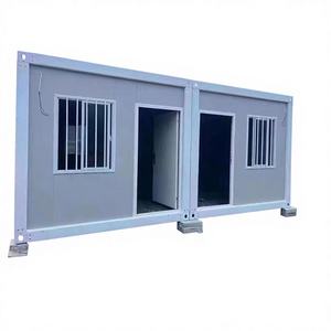 Casa Contenedor Plegable, Edificio de Oficinas, Apartamento Portátil, Estructura Prefabricada Expandible, Panel Sándwich para Hoteles - Product Image 1