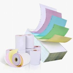Rouleau de <span class=keywords><strong>papier</strong></span> continu sans carbone NCR de haute qualité, bleu, sans carbone, pour impression offset - Product Image 3