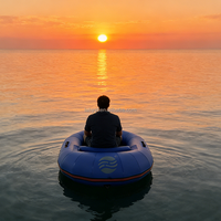 Bateau gonflable de camping et de pêche en eau libre Hailebao en PVC, sûr pour les sports nautiques et les fêtes privées à la piscine