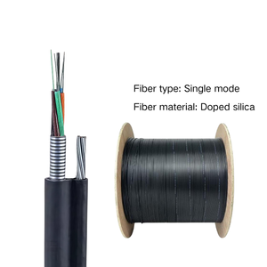 Câble à fibres optiques FTTH blindé monomode multimode 2 6 12 24 48 64 <span class=keywords><strong>144</strong></span> 288 Core GYTC8S pour l'extérieur - Product Image 2