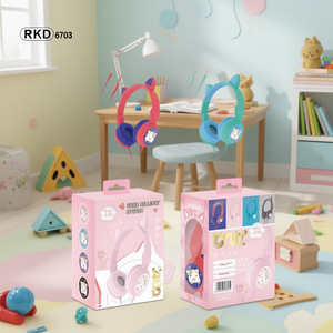 Cuffie Rkd 6703 Hamster con cavo e luce per bambini, over-ear. - Product Image 3