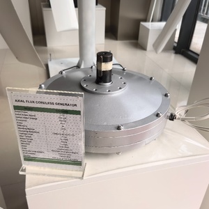 5KW rpm thấp giảm hysteresis Loss & Thiết kế nhỏ gọn trục Flux coreless nam châm vĩnh cửu Máy phát điện cho tuabin gió thẳng đứng - Product Image 1
