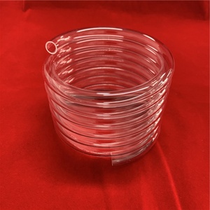 Tubo <span class=keywords><strong>de</strong></span> Cuarzo en Espiral, Tubería <span class=keywords><strong>de</strong></span> Sílice Fundida Resistente a Altas Temperaturas, para Calefacción, Alta Pureza, Tamaño Personalizado - Product Image 5