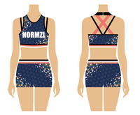 Uniformes personnalisés de Cheerleading pour filles, de fitness et de danse, bon marché