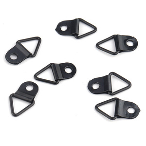 Gancho Triangular Negro de Acero al Carbono, Soporte de Pared/Puerta con Capacidad de 3-5kg, Anillo Colgante, Gancho Individual, Accesorio para Marcos de Fotos - Product Image 2