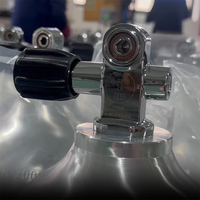 7L 3000PSI Réservoir de plongée sous-marine en aluminium ISO7866 Approbation DOT-3al Cylindre de plongée sous-marine
