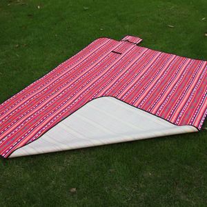 Colorful Mexican Stripes Flowers Minority Style Camping Beach Waterproof Rug Portable Outdoor Extra <b>Large</b> Picnic Blanket - Product Image 4
