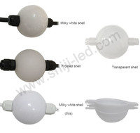 Boule lumineuse LED RGB 3D magique, boule lumineuse LED DMX pour extérieur, boule lumineuse de Noël